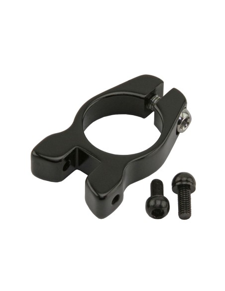 Alloy Seatpost Clamp Rear Rack Mount 31.8 mm Black.